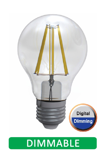 Filament A60 Bulbs E27 8W