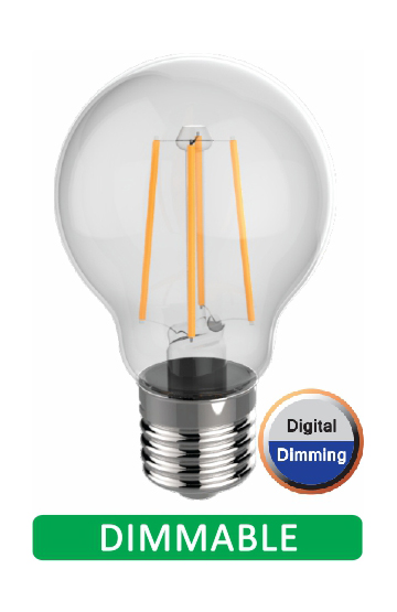 Filament A60 Bulbs E27 6W