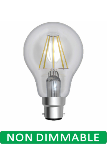 Filament A60 Bulbs B22 8W