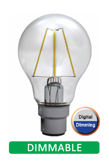 Filament A60 Bulbs B22 6W